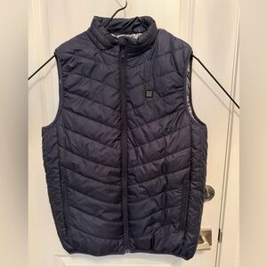 Navy Puffer Vest talla XXXL